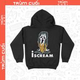  Áo Hoodie IScream, Trùm Cuối Halloween Horror Fes, Nỉ Bông 100% 2 màu nam nữ 0356 