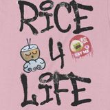  Áo thun Rice for Life, Trùm Cuối Meme Hay Phết, Unisex Cotton 100% 2 màu nam nữ 0298 