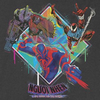  Áo thun Spider Society Tấn Công - Across The Spider-Verse, Trùm Cuối Marvel Cine, Unisex Cotton 100% 2 màu nam nữ 0285 