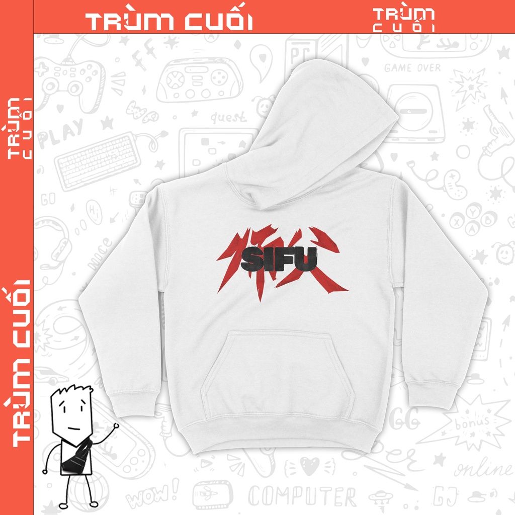  Áo Hoodie SIFU Trùm cuối Game, Cotton 100% 2 màu nam nữ 0137 0138 