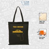  Túi Tote Cine, Trùm Cuối 2025, 100% vải Canvas 35x40 cm - Unisex Nam Nữ 2 màu đen trắng 