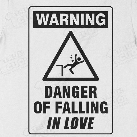  Áo thun WARNING Danger of Falling, Trùm Cuối Meme, Unisex Cotton 100% 2 màu nam nữ 0432 