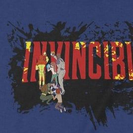  Áo thun Invincible ft. Guardians of the Globe, Trùm Cuối Cine, Cotton 100% 2 màu nam nữ 0371 