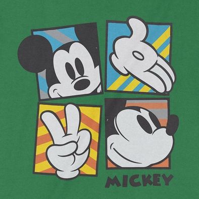  Áo thun Chuột Mickey, Trùm Cuối Cine, Cotton 100% 2 màu nam nữ 0203 