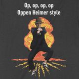  Áo thun Oppen Heimer Style, Trùm Cuối Cine Meme, Unisex Cotton 100% 2 màu nam nữ 0309 0310 