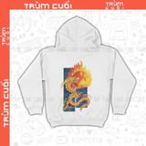 Áo hoodie 2 mặt Hỏa Thần Long, Trùm Cuối Đăng Hỏa Chi Thần 2024, Nỉ bông 100% 2 màu nam nữ 0402 