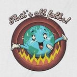  Áo thun Trái Đất Says Bye, Trùm Cuối Meme, Cotton 100% 2 màu nam nữ 0188 