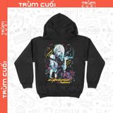  Áo Hoodie Lucy - Cyberpunk Edgerunner, Trùm Cuối Anime Game, Unisex Nỉ Bông 100% 2 màu nam nữ 0358 
