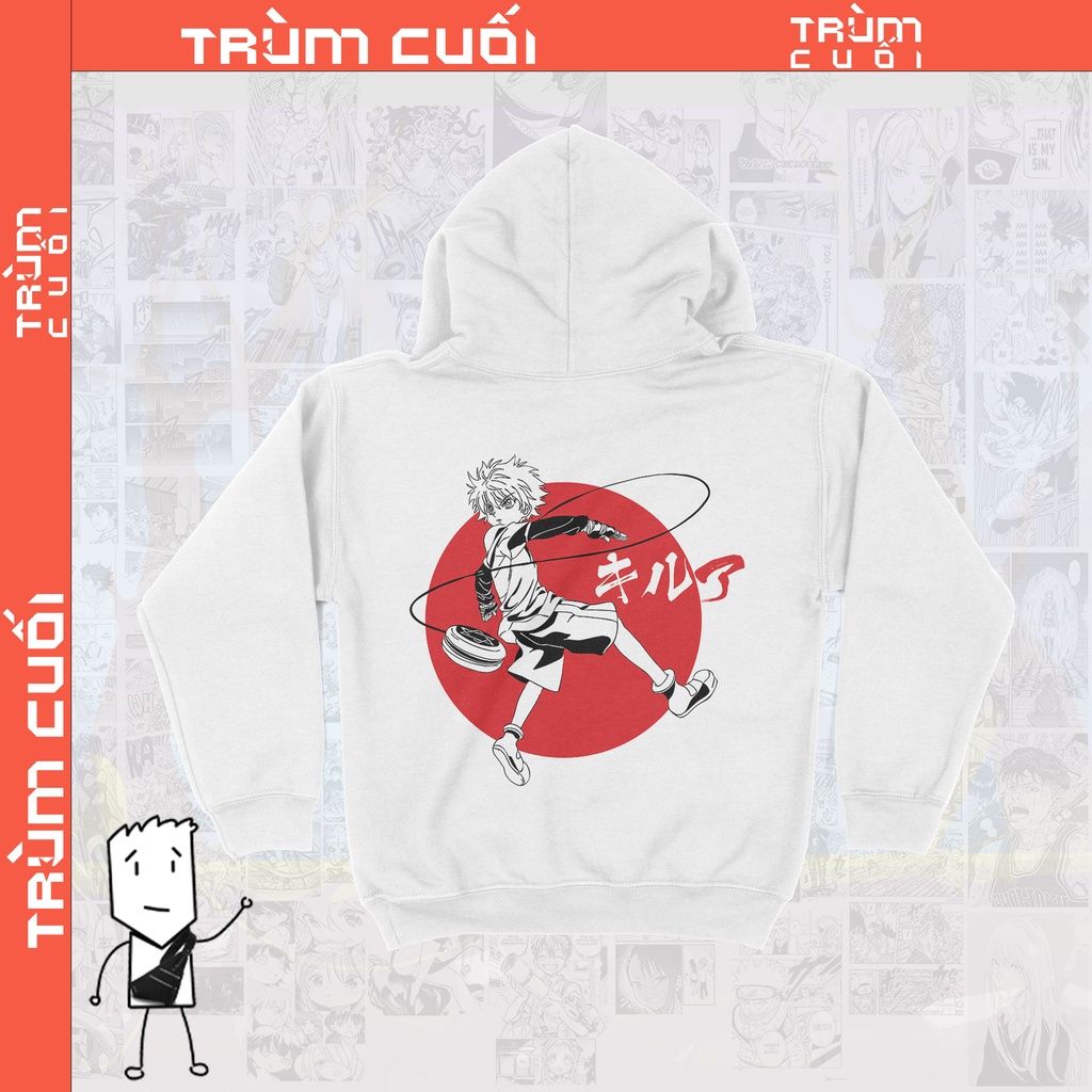  Áo  Hoodie Hunter × Hunter: Killua Zoldyck Unisex TSHIRT-HOLIC Anime,  Nỉ Bông 100% 2 màu nam nữ 