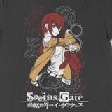  Áo thun Steins;Gate Kurisu Makise, Trùm Cuối Anime Game, Unisex Cotton 100% 2 màu nam nữ 0328 