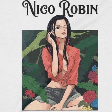  Áo Sweater Robin Nico - One Piece, Trùm Cuối Anime Cine, Unisex Nỉ Bông 100% 2 màu nam nữ 0168 