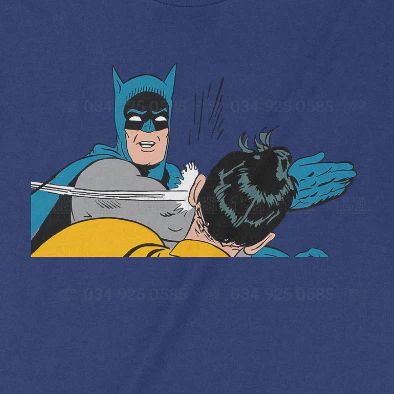  Áo thun Batman Gạt Tay Trúng Má Robin, Trùm Cuối DC Meme, Cotton 100% 2 màu nam nữ 0300 