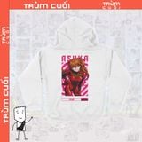  Áo hoodie Soryu Asuka Langley - Neon Genesis Evangelion Unisex Trùm Cuối Game, Nỉ Bông 100% 2 màu nam nữ 0102 