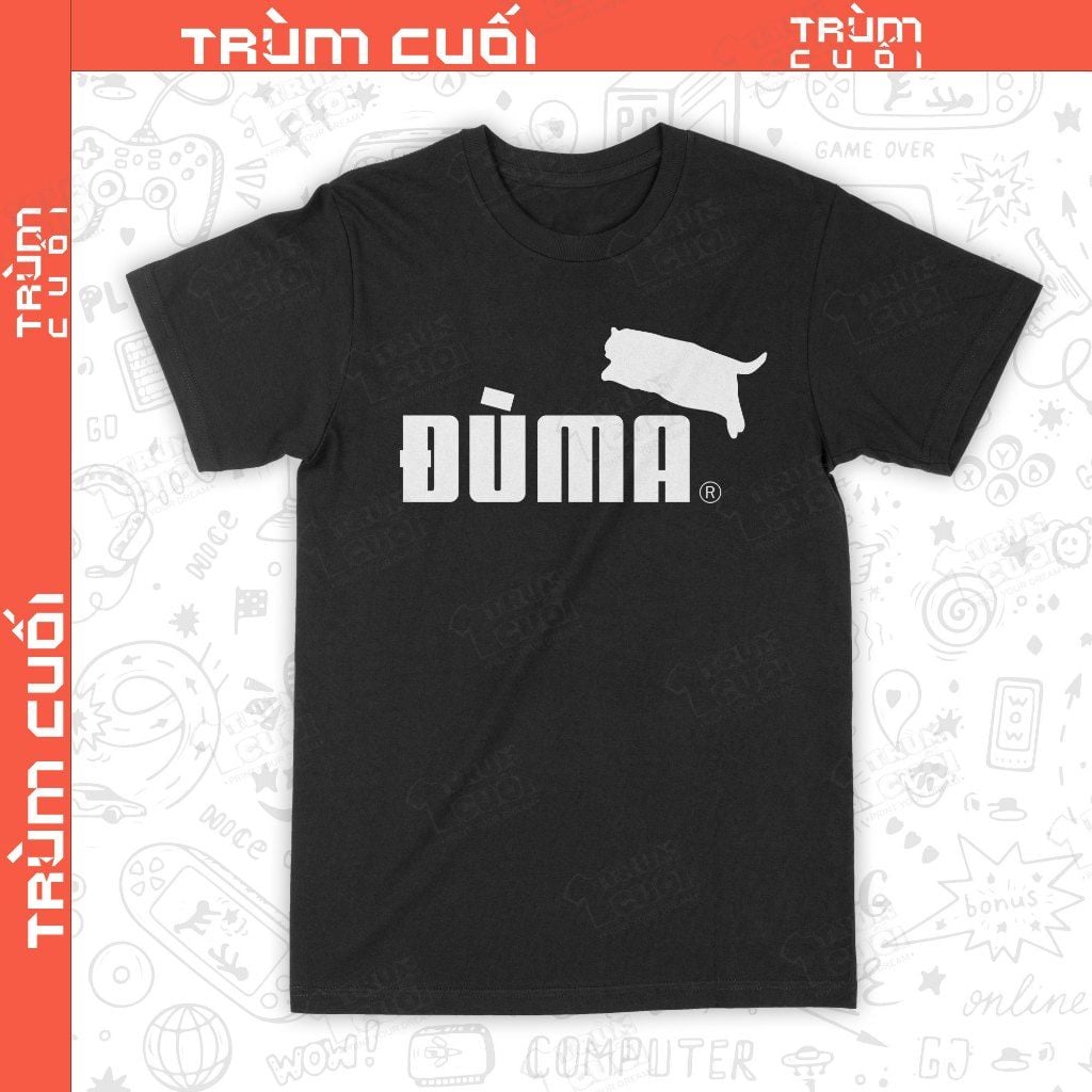  Áo thun DUMA, Trùm Cuối Meme, Unisex Cotton 100% 4 màu nam nữ 0438 