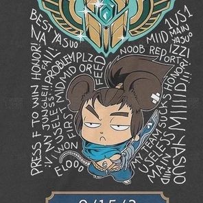  Áo thun Yasuo - Đạo Của Lãng Xẹt, Trùm Cuôi Game Liên Minh, Unisex Cotton 100% 2 màu nam nữ 0096 