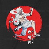  Áo thun One Piece: Luffy Nika Gear 5 Unisex Trùm Cuối Manga Anime, Cotton 100% 2 màu nam nữ 0020 