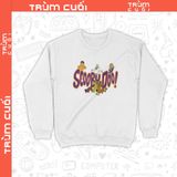  Áo Sweater phim Scooby-Doo, Trùm Cuối Cine Cartoon, Unisex Nỉ Bông 100% 2 màu nam nữ 0361 