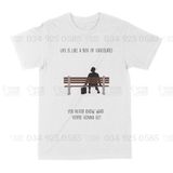  Áo thun Forest Gump Unisex Trùm Cuối Cine, Cotton 100% 2 màu nam nữ 0042 