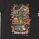  Áo thun Minecraft - Graffity, Trùm Cuối Game, Unisex Cotton 100% 2 màu nam nữ 0435 