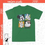  Áo thun Chuột Mickey, Trùm Cuối Cine, Cotton 100% 2 màu nam nữ 0203 