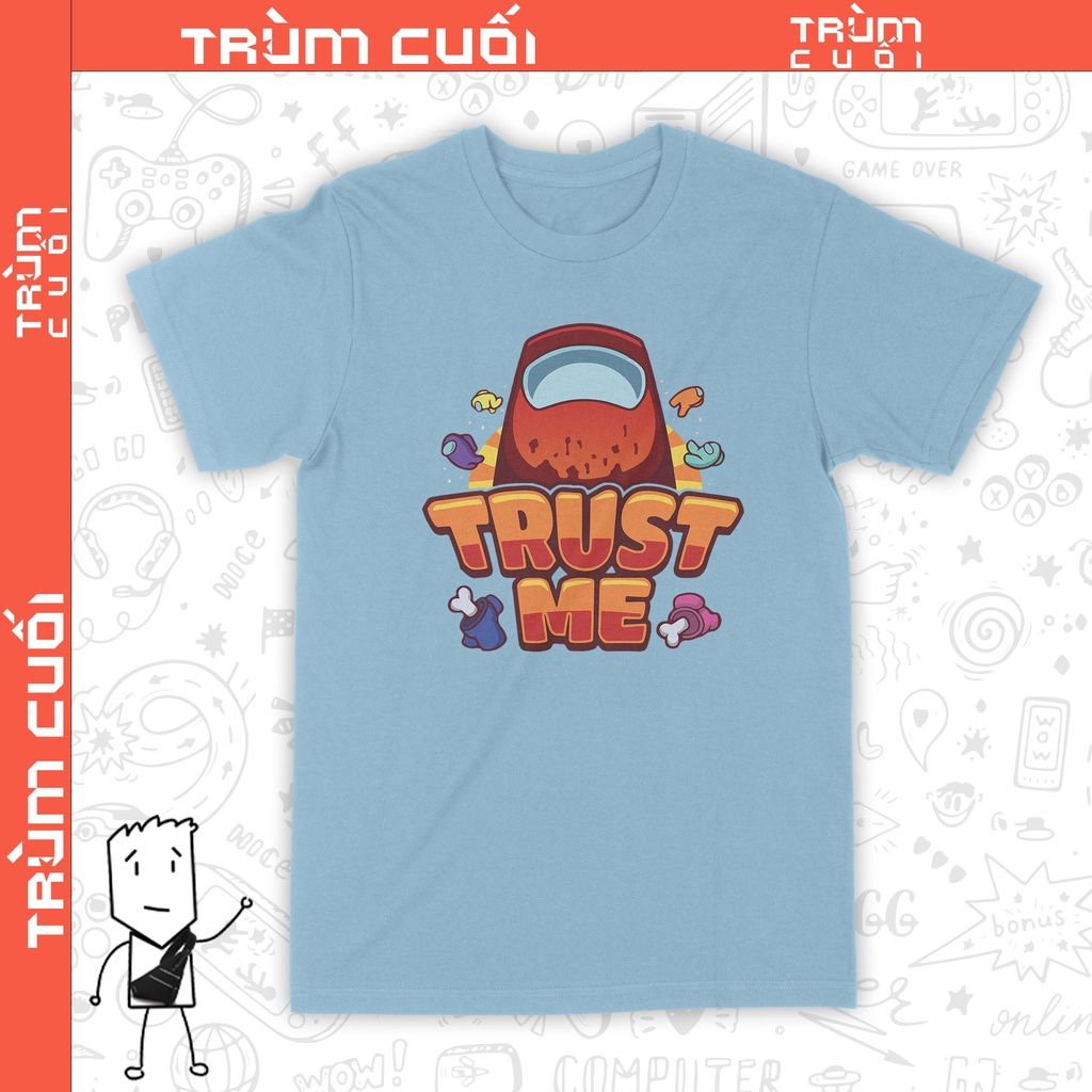  Áo thun Among Us, Trùm Cuối Game, Unisex Cotton 100% 2 màu nam nữ 0218 