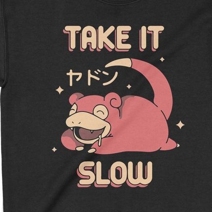  Áo sweater Take It Slowpoke, Trùm Cuối Game Anime, Unisex Nỉ Bông 100% 2 màu nam nữ 0221 