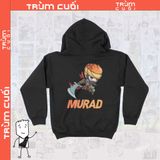  Áo Hoodie Murad chibi - Liên quân, Trùm Cuối Game, Unisex Nỉ Bông 100% 2 màu nam nữ 0029 