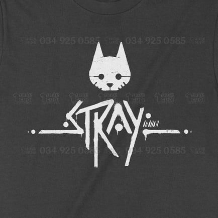  Áo thun Stray: Mèo đi lạc, Trùm Cuối Game, Unisex Cotton 100% 2 màu nam nữ 0021 