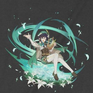  Áo thun Venti - Ước Nguyện , Trùm Cuối Game Genshin, Unisex Cotton 100% 2 màu nam nữ 0247 