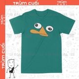  Áo thun Thú mỏ vịt Perry Unisex Trùm Cuối Cine, Cotton 100% Jadedome nam nữ 0071 