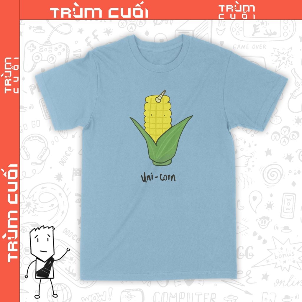  Áo thun Uni-corn not Unicorn, Trùm Cuối Casual Meme, Unisex Cotton 100% 2 màu nam nữ 0301 