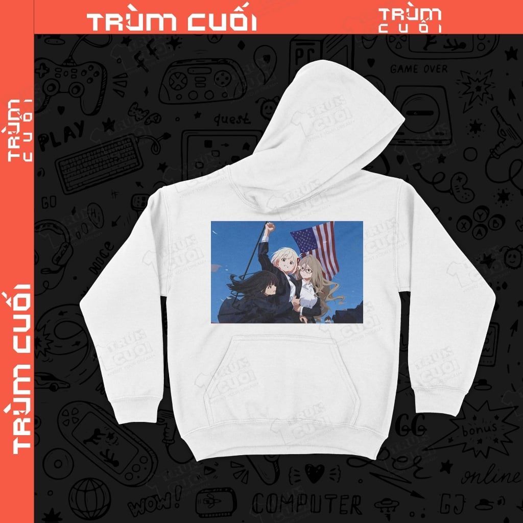  Áo Hoodie Đỗ Nam Trung ver Wibu, Trùm Cuối Meme, Nỉ Bông 100% Unisex nam nữ 0439 