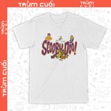  Áo thun phim Scooby-Doo, Trùm Cuối Cine Cartoon, Cotton 100% 2 màu nam nữ 00361 