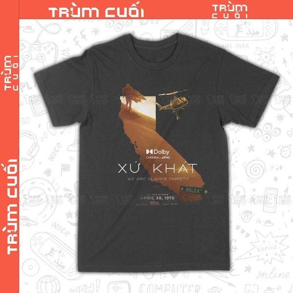  Áo thun Xứ Khát, Trùm Cuối Cine Meme, Unisex Cotton 100% 2 màu nam nữ 0426 