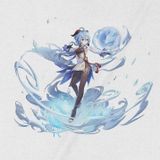  Áo thun Ganyu - Ước Nguyện, Trùm Cuối Game Genshin, Cotton 100% 2 màu nam nữ 0252 