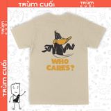  Áo thun 2 mặt Daffy Duck - Not My Problem, Trùm Cuối Cartoon Casual, Unisex Cotton 100% 2 màu nam nữ 0311 