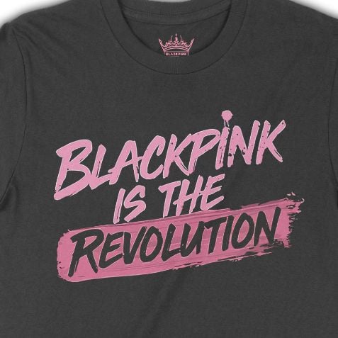  Áo thun BLɅϽKPIИK Revolution, Trùm Cuối Thần Tượng Âm Nhạc, Cotton 100% 2 màu nam nữ 0293 