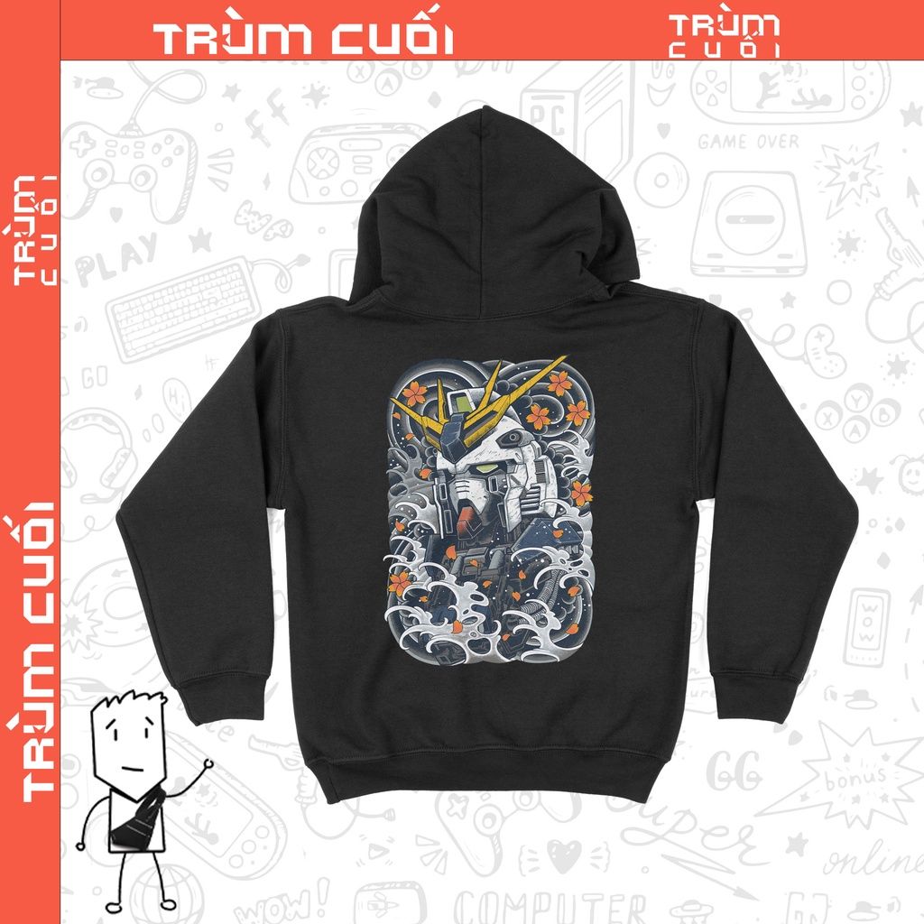  Áo Hoodie Gundam, Trùm Cuối Anime, Nỉ Bông 100% 2 màu nam nữ 0226 