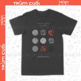  Áo thun Twenty One Pilots, Trùm Cuối Thần tượng âm nhạc, Unisex Cotton 100% 2 màu nam nữ 0387 