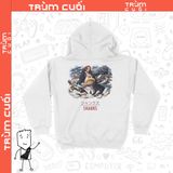  Áo Hoodie Shank Tóc Đỏ - One Piece, Trùm Cuối Unisex Anime Cine, Nỉ Bông 100% 2 màu nam nữ 0165 
