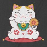  Áo thun Mèo Thần Tài Ngồi Chơi, Trùm Cuối 2023, Unisex Cotton 100% 2 màu nam nữ 0198 