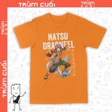  Áo thun Natsu - Fairy Tails, Trùm Cuối Anime, Unisex Cotton 100% 2 màu nam nữ 0341 
