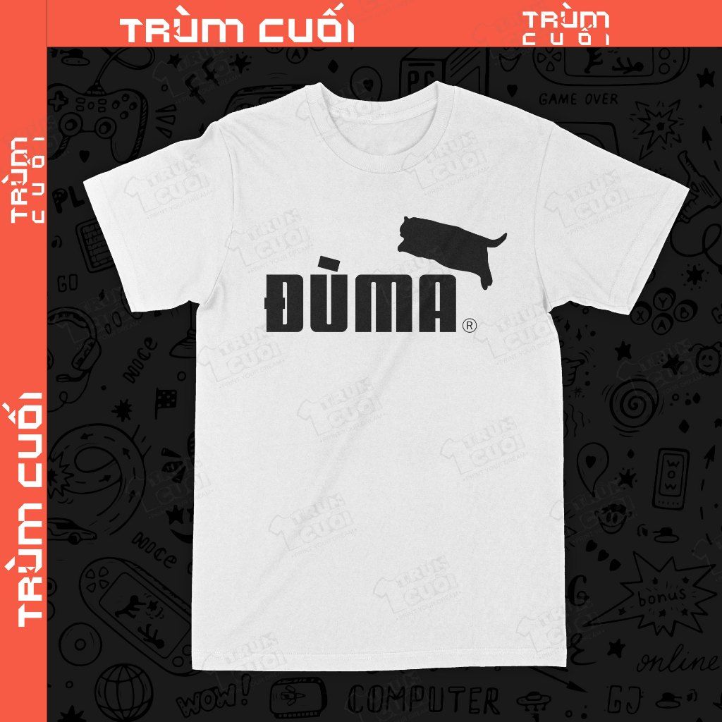  Áo thun DUMA, Trùm Cuối Meme, Unisex Cotton 100% 4 màu nam nữ 0438 