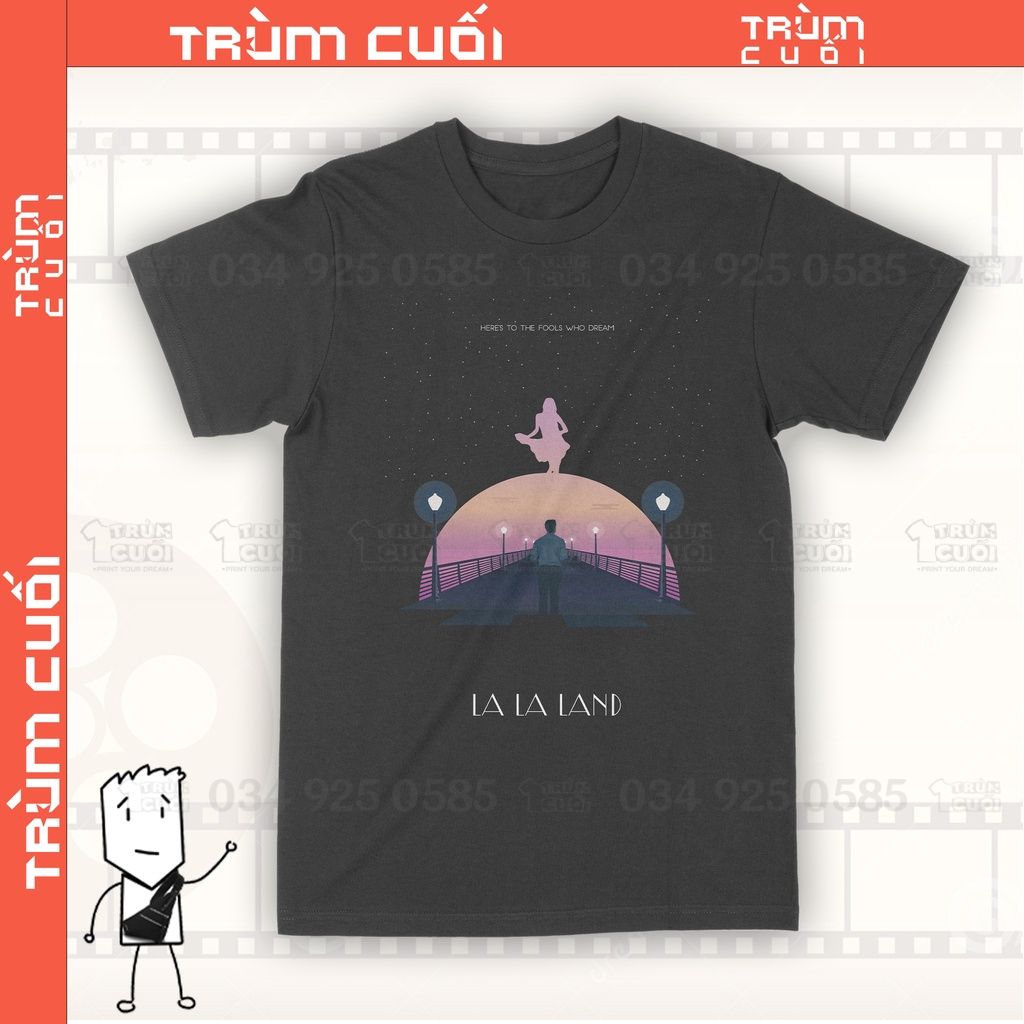  Áo thun City of Stars - La La Land Unisex Trùm Cuối Cine, Cotton 100% 2 màu nam nữ 0041 