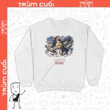  Áo Sweater Shank Tóc Đỏ - One Piece, Trùm Cuối Anime Cine, Unisex Nỉ Bông 100% 2 màu nam nữ 0165 