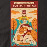  Áo thun Tarot- Strength, Firewood x Trùm Cuối, Unisex Cotton 100% 2 màu nam nữ 0393 