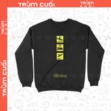  Áo Sweater The Terminal, Trùm Cuối Cine, Nỉ Bông 100% Unisex nam nữ 0428 