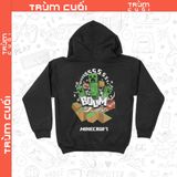  Áo Hoodie 2 mặt Minecraft - Boom, Trùm Cuối Game, Nỉ Bông 100% Unisex nam nữ 0434 