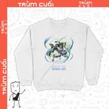  Áo Sweater Roronoa Zoro - One Piece, Trùm cuối Anime Cine, Nỉ Bông 100% 2 màu nam nữ 0163 