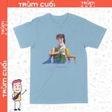  Áo thun Suzume Iwato - Khóa chặt cửa nào Suzume, Trùm cuối Anime Cine, Unisex Cotton 100% 2 màu nam nữ 0245 